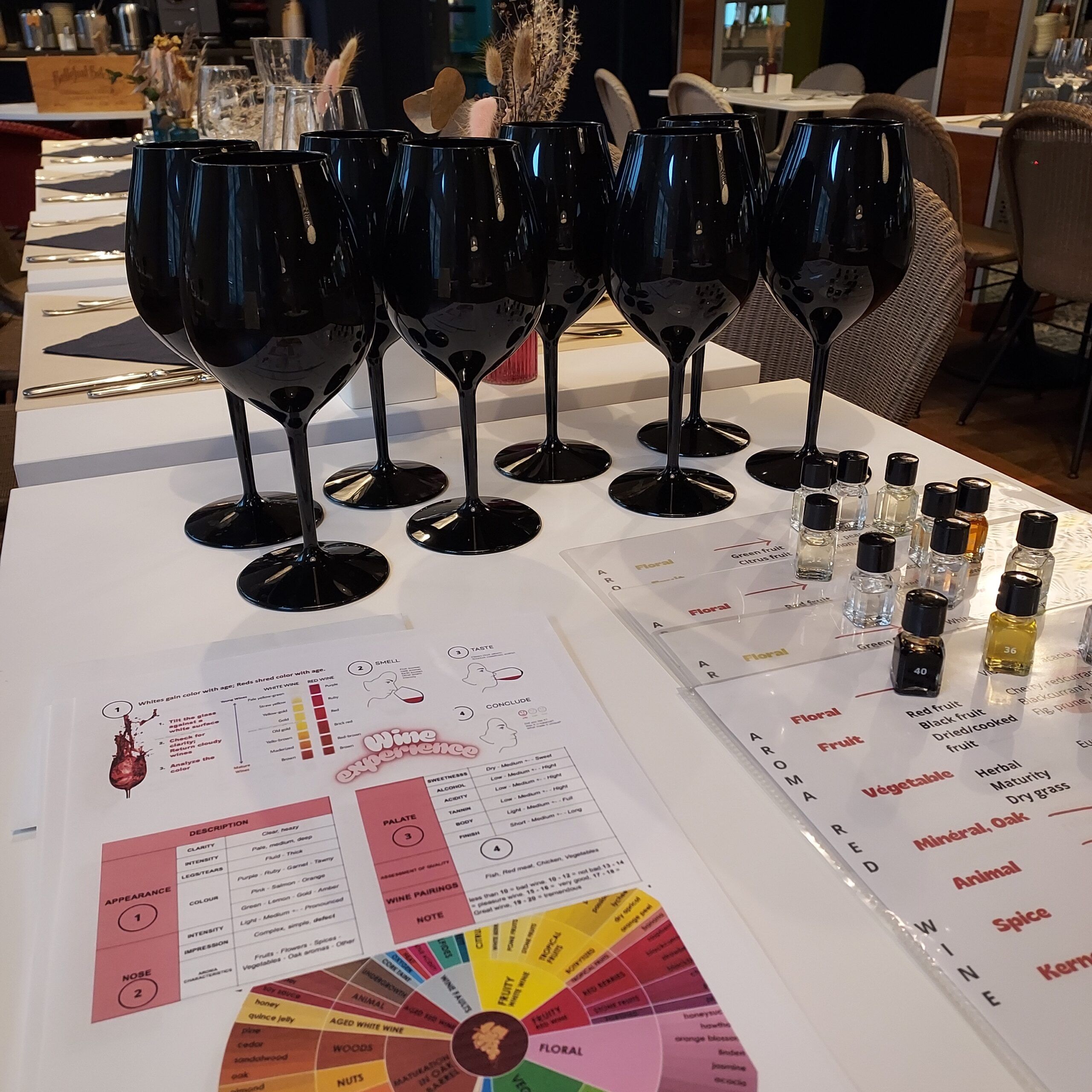 Dégustation oenologie