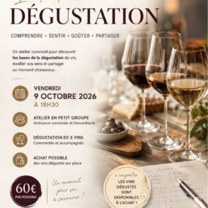 Initiation à la dégustation de vins près de Nantes